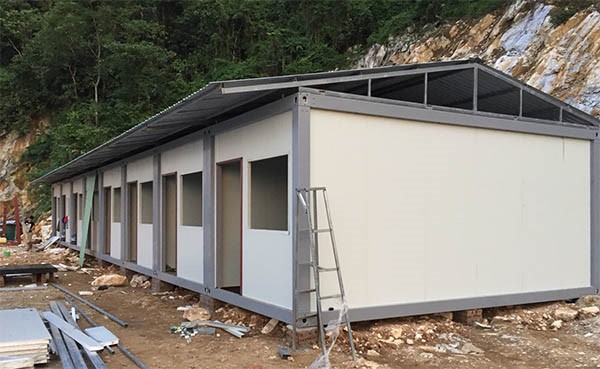 Dự án nhà container làm văn phòng nhà ở mỏ khai thác đá